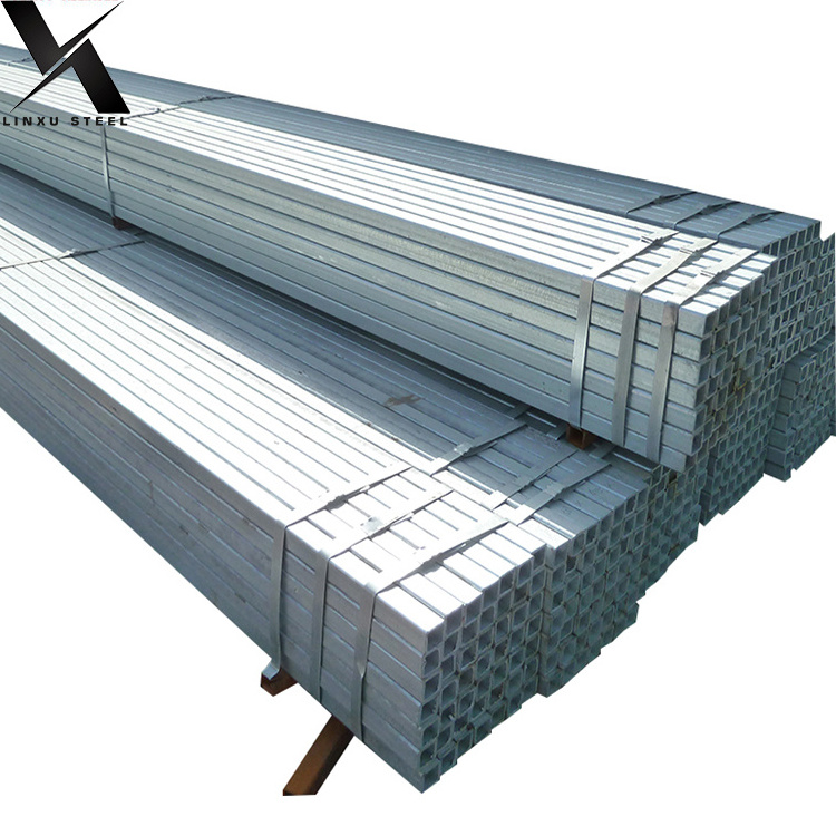 High Quality Galvanized Square Rectangular Steel Pipes Tubes Hot Rolled ERW Technique Welded Structure Pipe API Certificate