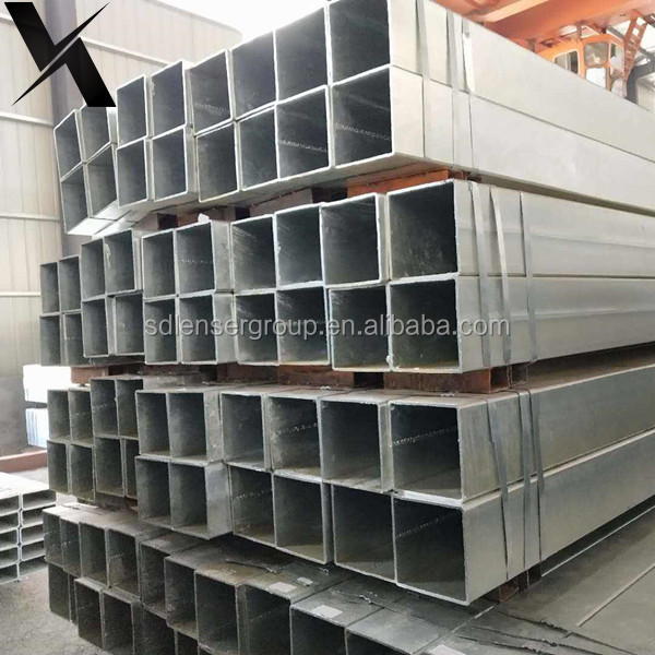 ASTM A36 50x50 square steel pipe weight galvanized square pipe shs 40x80 gi rectangular square hollow section