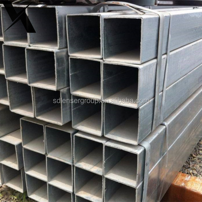 ASTM A36 50x50 square steel pipe weight galvanized square pipe shs 40x80 gi rectangular square hollow section