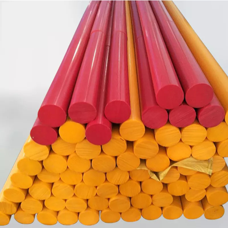 Customized Engineering Plastic Cake White Rods Nylon/POM/PTFE/UHMWPE/HDPE/PP Rod Bar