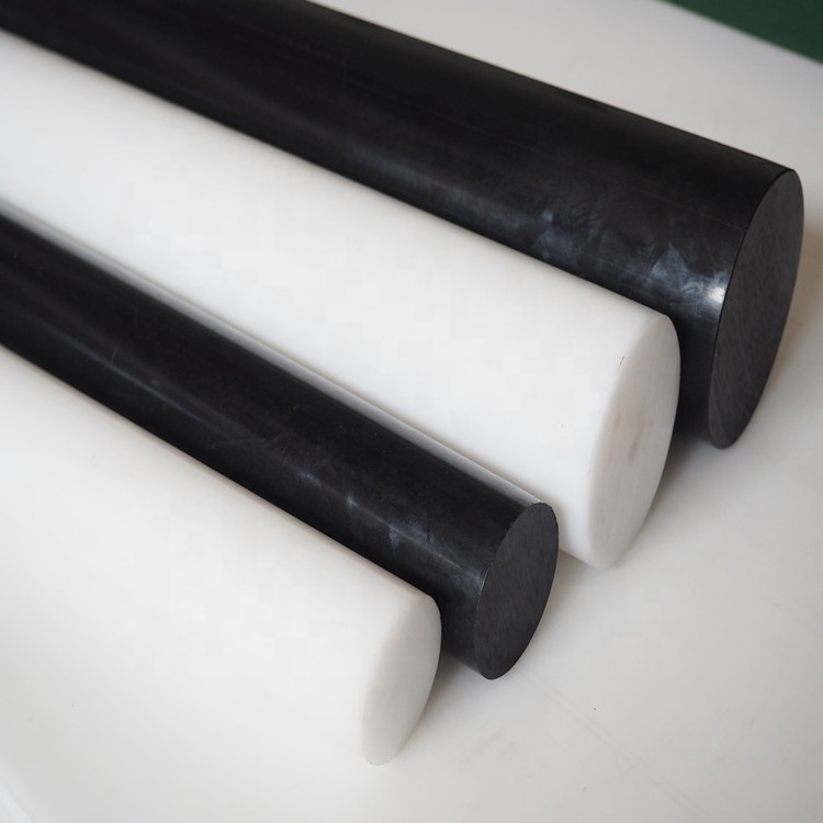 Custom Nylon Sheet Bars & Threaded Rod Superior Quality UHMWPE Solid Plastic bar Extruding Plastic Rod