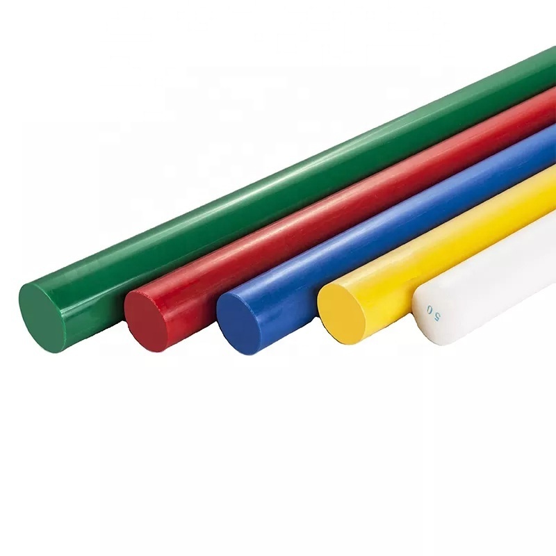 Custom Nylon Sheet Bars & Threaded Rod Superior Quality UHMWPE Solid Plastic bar Extruding Plastic Rod