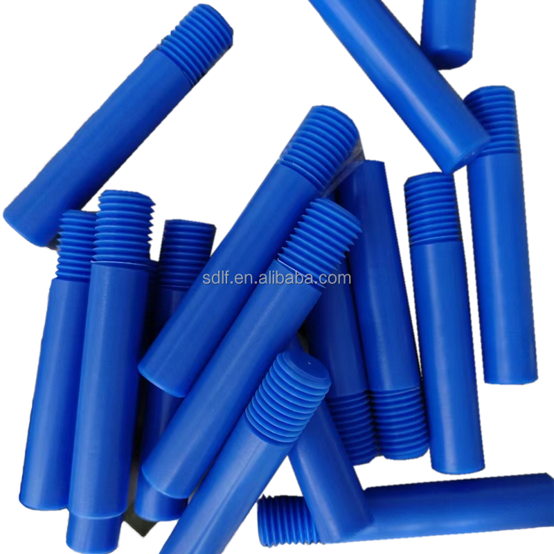 OEM&ODM Customized PA66 Double-screw Bolt Big Size Plastic Bolts Nylon All Thread Rod