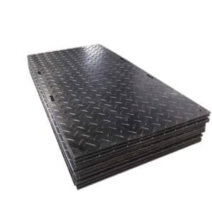 OEM ODM HDPE Road Mat Interlocking Heavy Duty Excavator Floor Mat Plastic Extruded HDPE 4x8 ft Ground Protection Mats