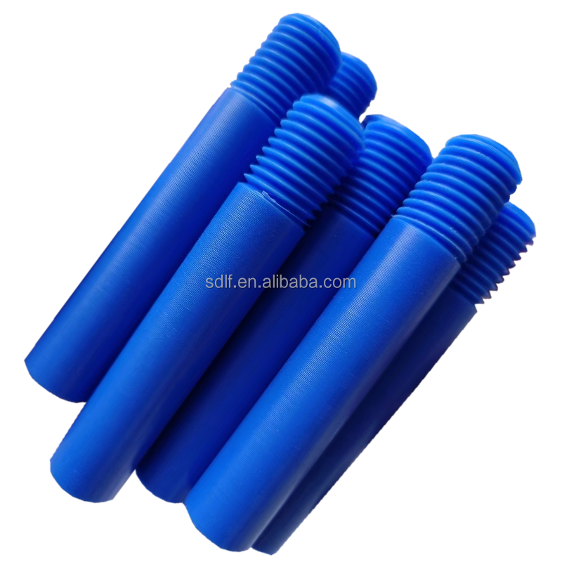 OEM&ODM Customized PA66 Double-screw Bolt Big Size Plastic Bolts Nylon All Thread Rod