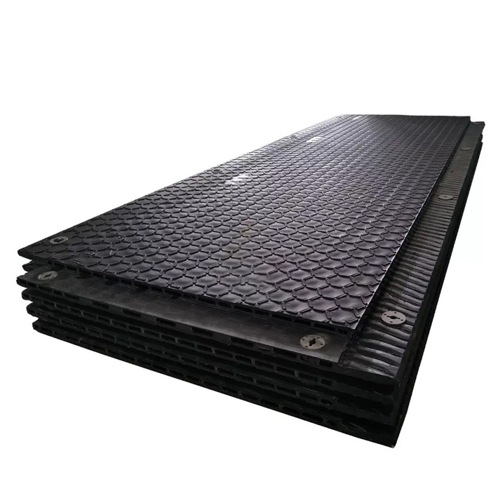 Plastic heavy duty road mat  ground protection mats  waterproof rig  drilling mats