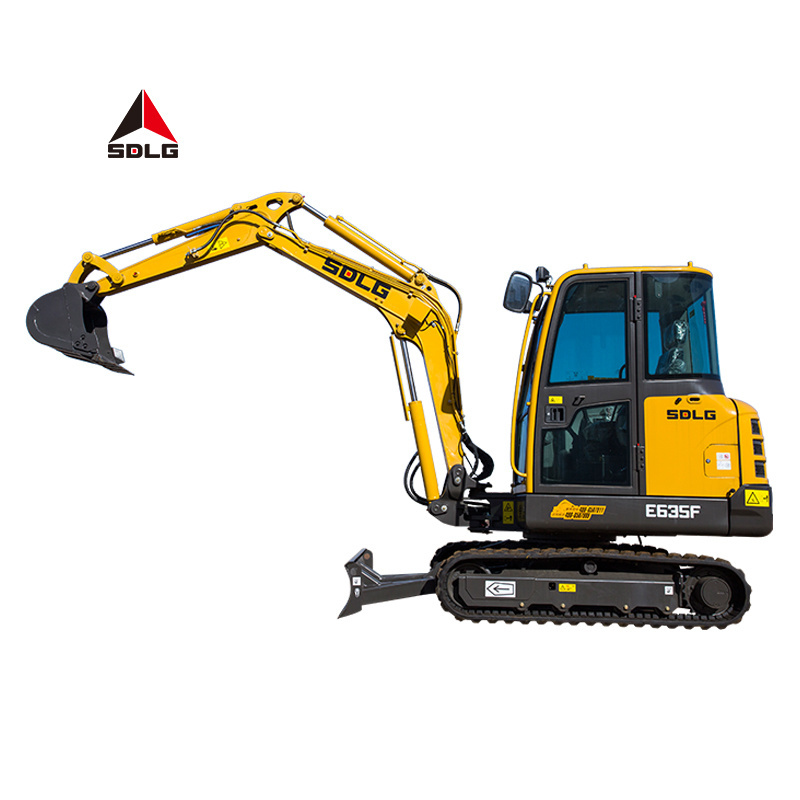 SDLG E635F Chinese small 2t digger bagger escavatore excavadora hydraulic crawler mini excavator 3 ton with swing boom