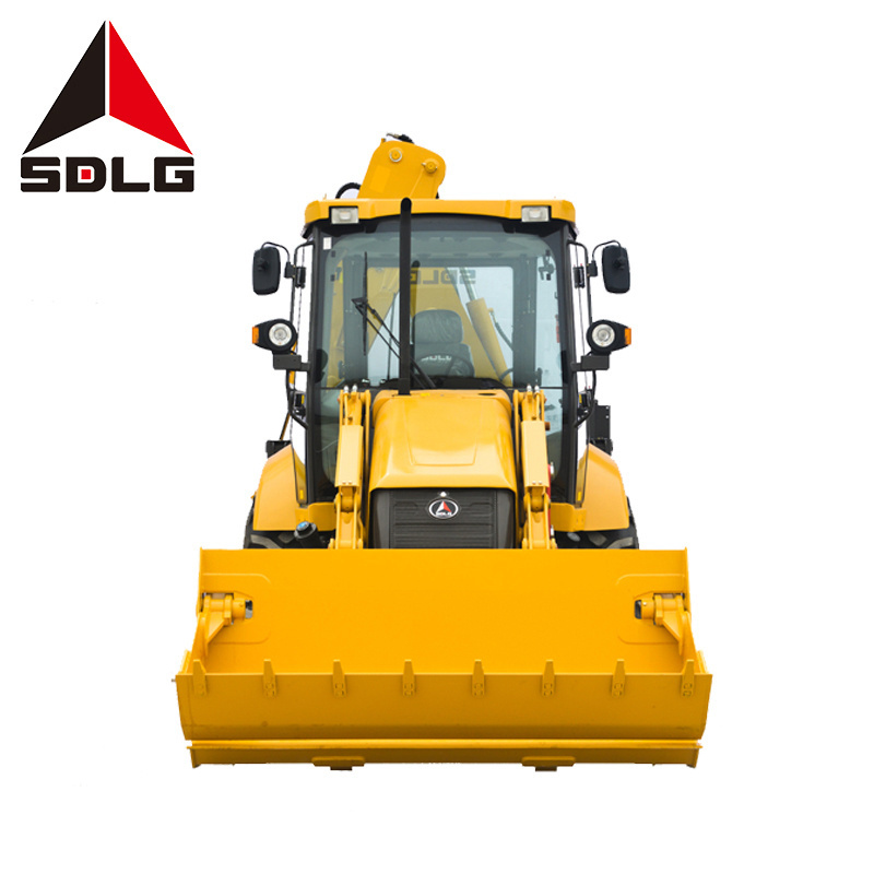 SDLG B877F 70KW farm machinery towable small excavator mini backhoe tractor with loader and backhoe