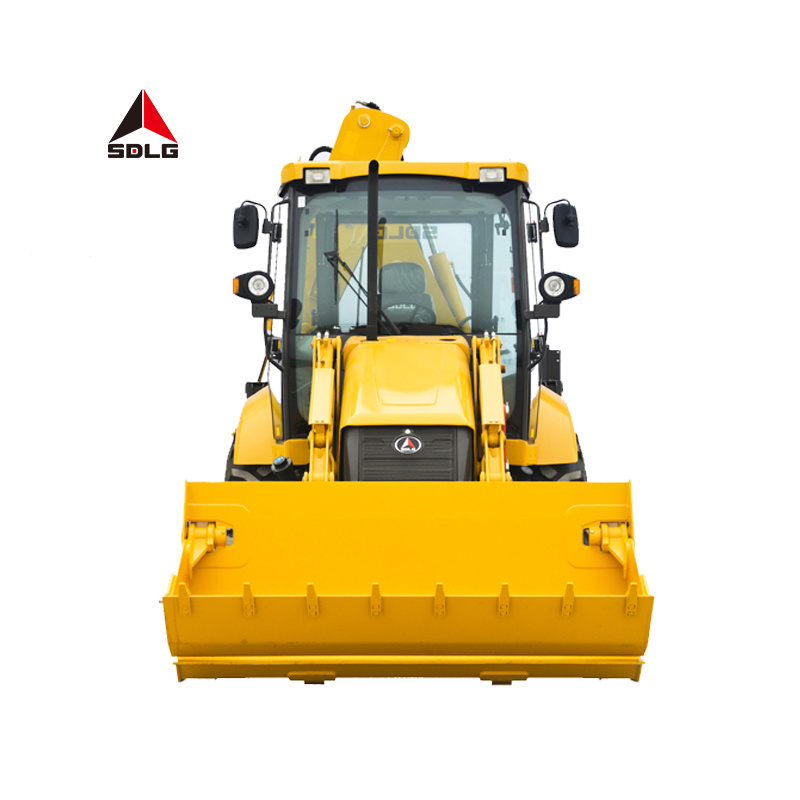 SDLG B877F beautiful design backhoe excavator loader 4 wheel cheapest chinese mini four wheels backhoe loader front end loader