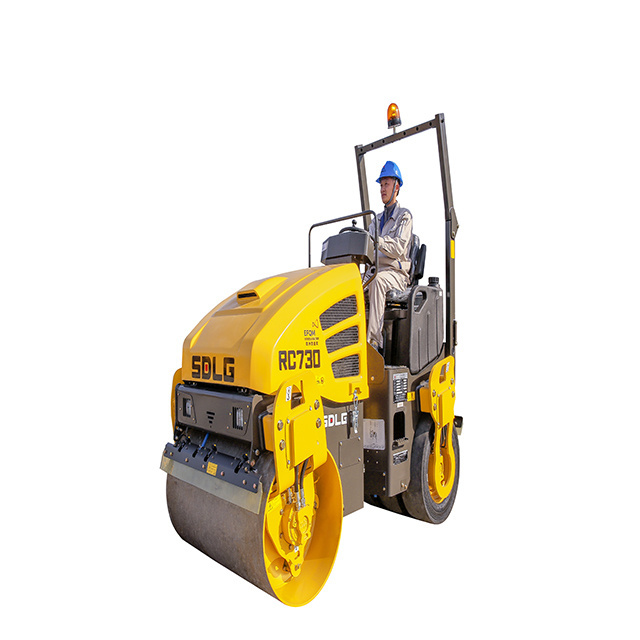 SDLG RC730 walk behind road roller mini compactor tandem road roller 3 ton for sale