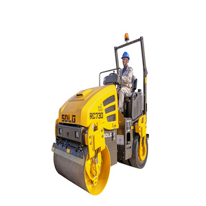 SDLG RC730 walk behind road roller mini compactor tandem road roller 3 ton for sale