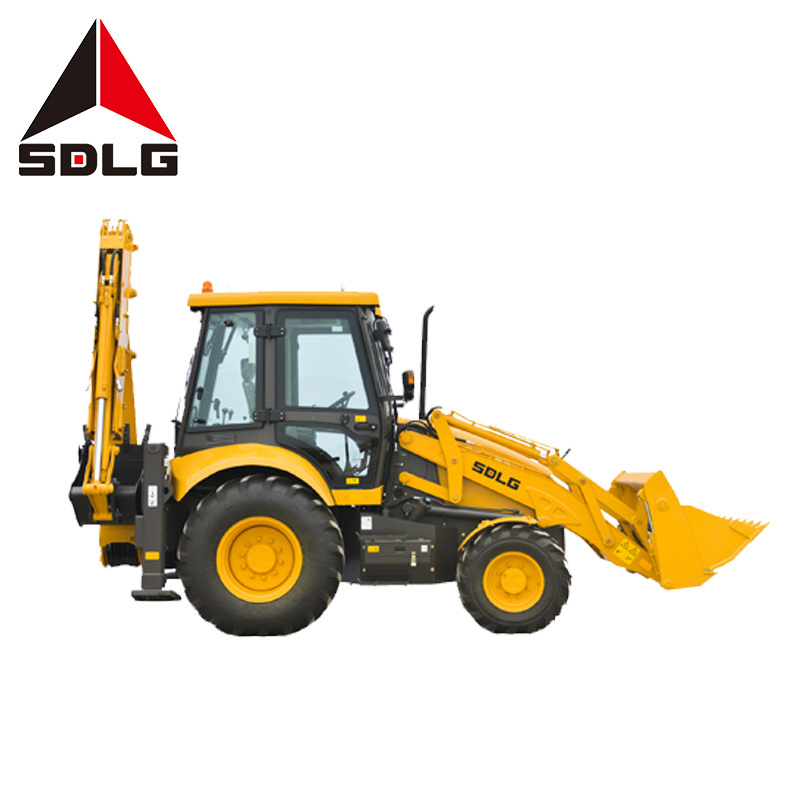 SDLG B877F China small backhoe loader excavator hydraulic 4 wheel drive mini tractor loader towable backhoe for sale philippines