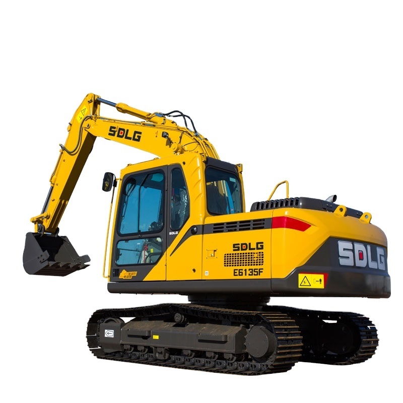 SDLG E6135F China compact hydraulic crawler small 13 ton excavator mini bagger for sale