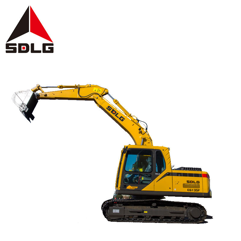 SDLG E6135F China compact hydraulic crawler small 13 ton excavator mini bagger for sale