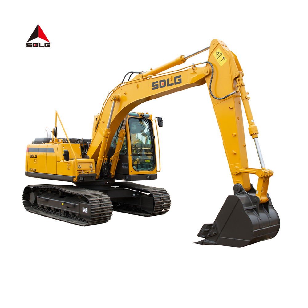 SDLG E6135F 13ton 13 ton digger price hydraulic hammer small 1.9m3 bucket new 14t 14ton 14 ton crawler volvo excavator for sale