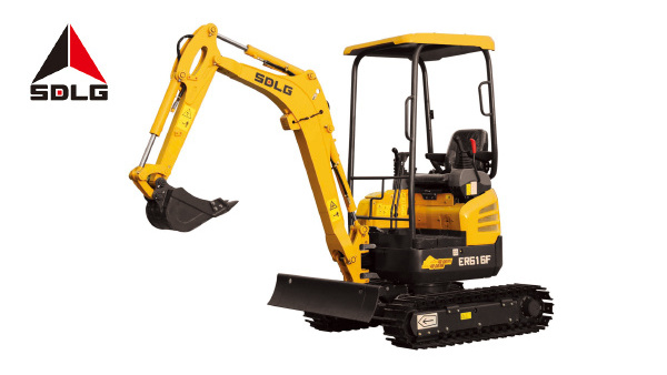 SDLG ER616F high quality compact small digger 1.6ton mini hydraulic pump excavator for sale