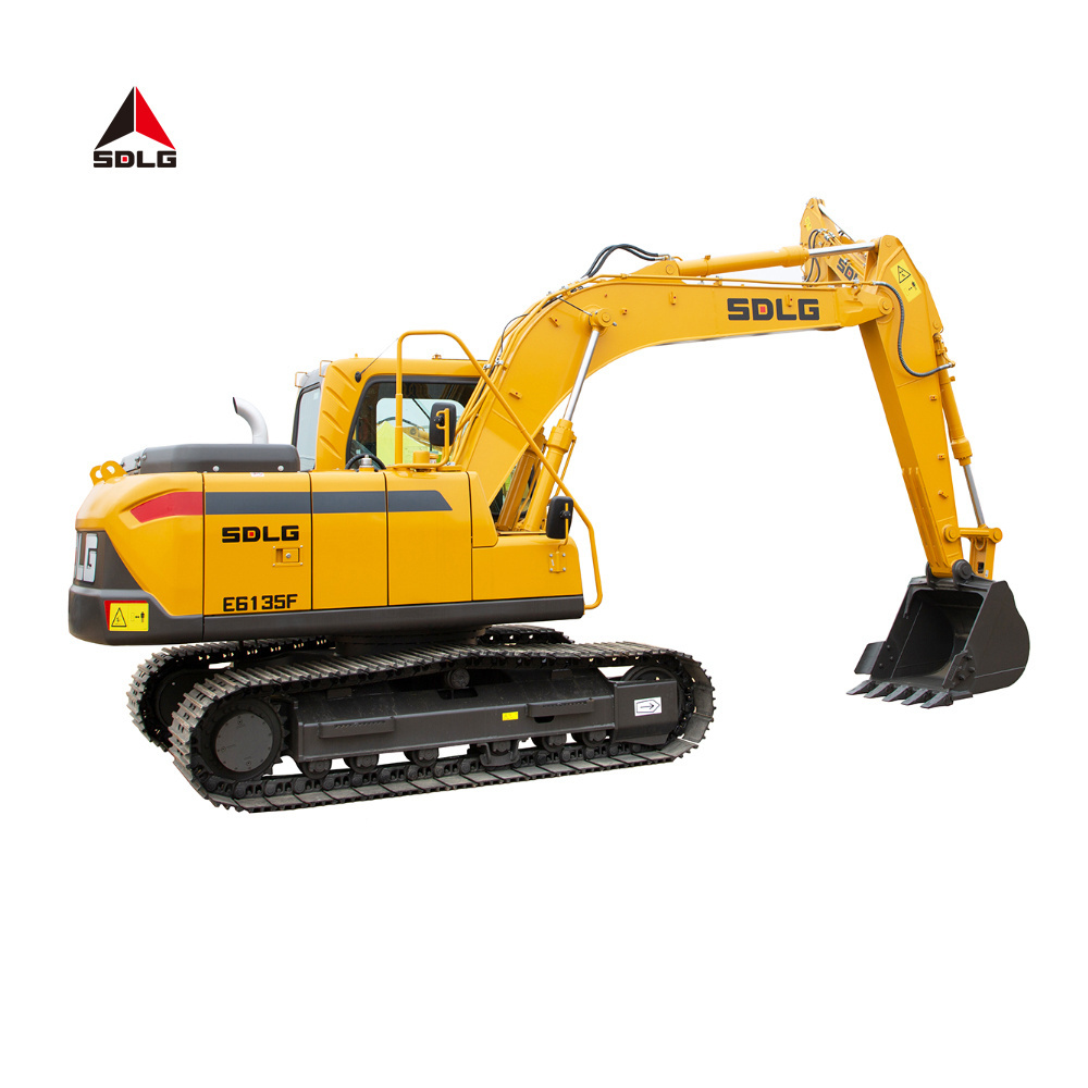 SDLG E6135F 13ton 13 ton digger price hydraulic hammer small 1.9m3 bucket new 14t 14ton 14 ton crawler volvo excavator for sale