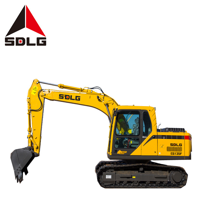 SDLG 6135F Factory price china Hydraulic Mini Small Micro Crawler Bagger Digger 13.5ton 14ton Mini excavator for sale