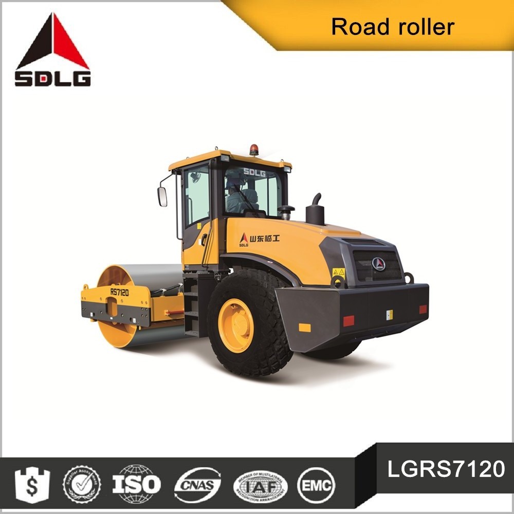 SDLG RS7120 Road machinery compact road roller vibratory 12t single drum road rollers for sale