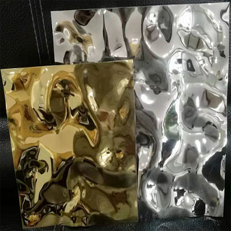 Customized Water Ripple Stainless Steel Plate Finish Hammered Cutting Stainless Steel Decorative Sheet