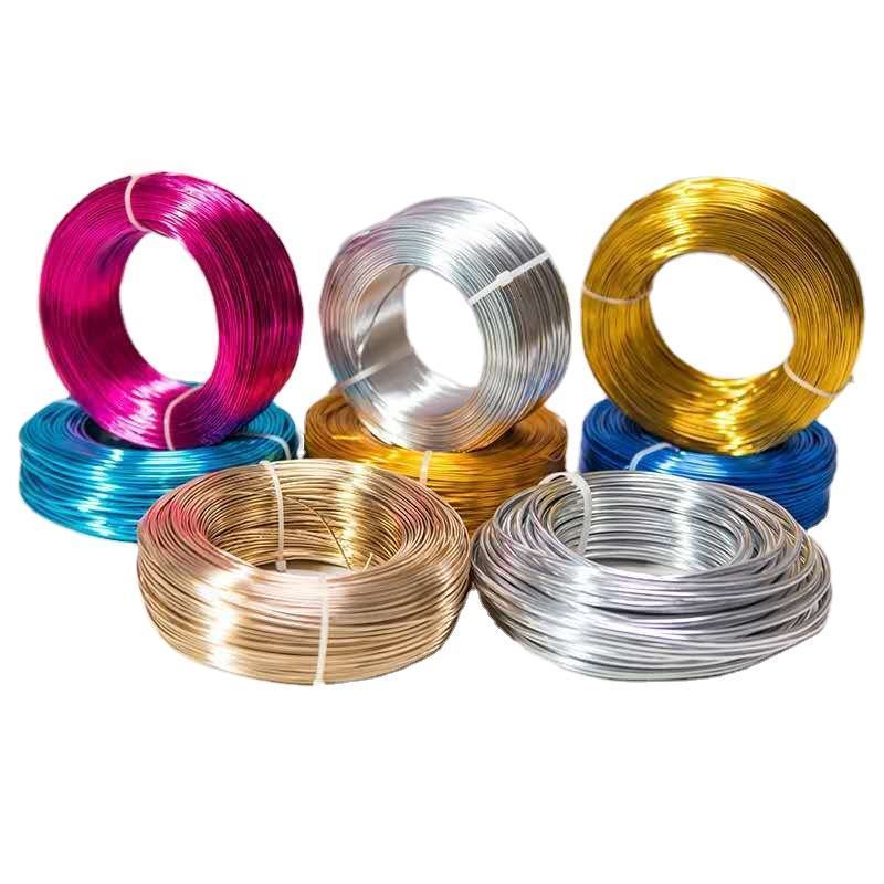 1mm 2mm 3mm Anodized Craft Aluminum Wire Bonsai Training Wire