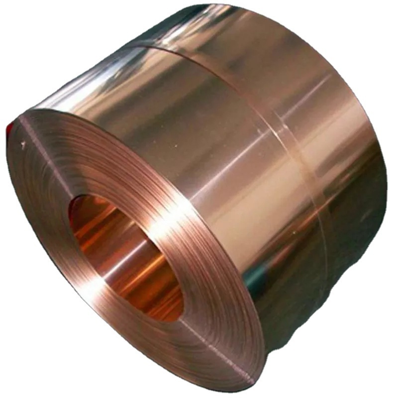 99.9% Pure Copper Sheet 0.15mm 2mm Thick C1100 C1201 C1220 Red Copper Coil Oxygen Free Copper Strip