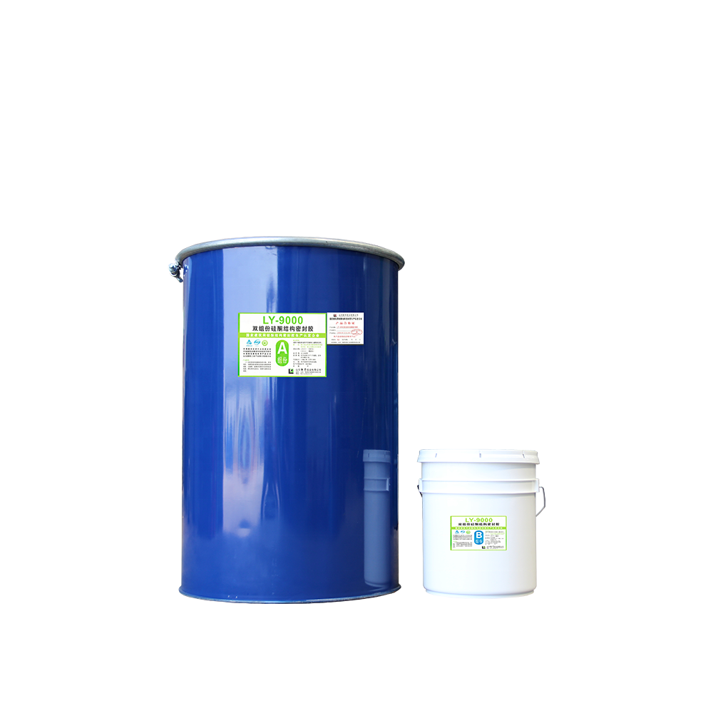 Two component smooth white paste insulated glazing structural silicone sealant in drum for buildings and Industrial