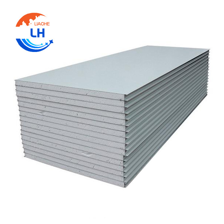 10m long 75mm 100mm thickness black color both sides PIR PUR Polyurethane Sandwich Panel