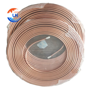 ASTM B280 AC 3/8" 1/2 3/4 1/4 inch Rolling Pancake Copper Tube air conditioner copper pipe copper coil tube for Plumbing