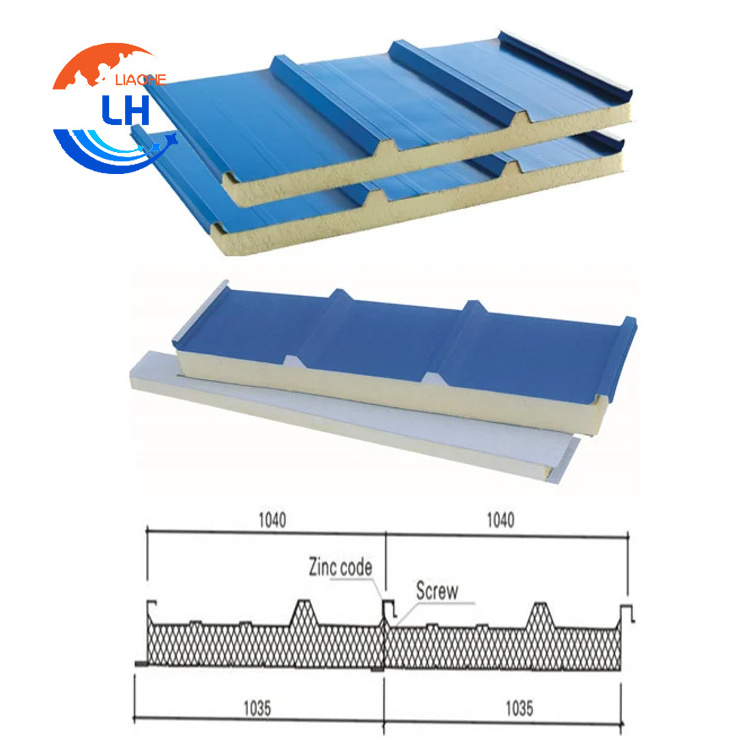 XPS sandwich panels walls 50mm 100mm pir pu insulating roof panel