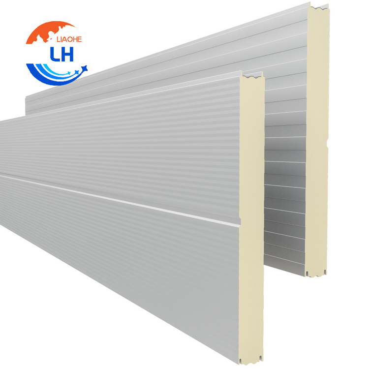 Insulated Pir Aluminum Foam eps pu roof Rock Wool Sandwich Panels For Exterior and Prefab House Building