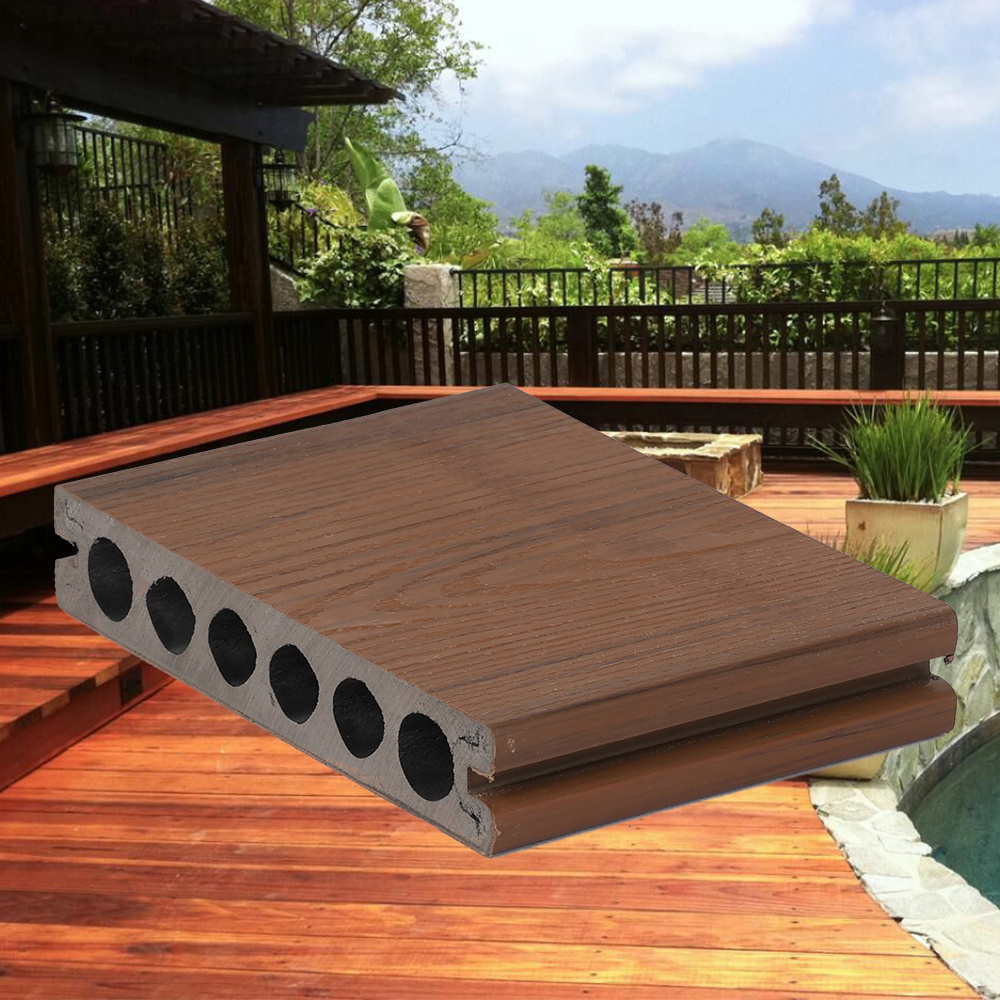 China Factory Supply Outdoor Flooring Wood Plastic Composite Board WPC Decking