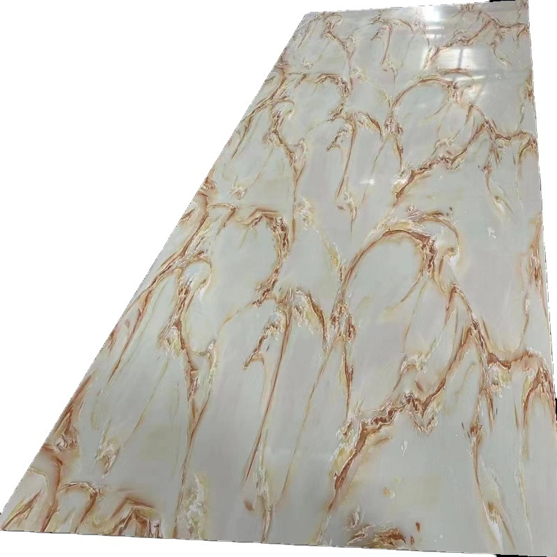 4x8 Ft Pvc Uv Marble Sheet Uv Wall Panel Marble Alternative 3mm Pvc Uv Sheet Panel