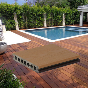 China Factory Supply Outdoor Flooring Wood Plastic Composite Board WPC Decking