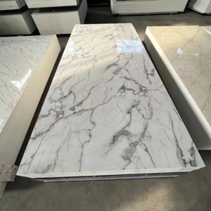 Waterproof marble board 3mm pvc uv board wall decoration Marble color waterproof uv  PVC board for interior  decoration