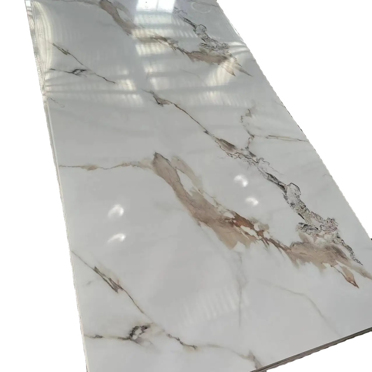 1220x2440mm 4x8 Uv Pvc Marble Sheet Pvc Wall Panel Embossed Pvc Sheets For Wall Decoration