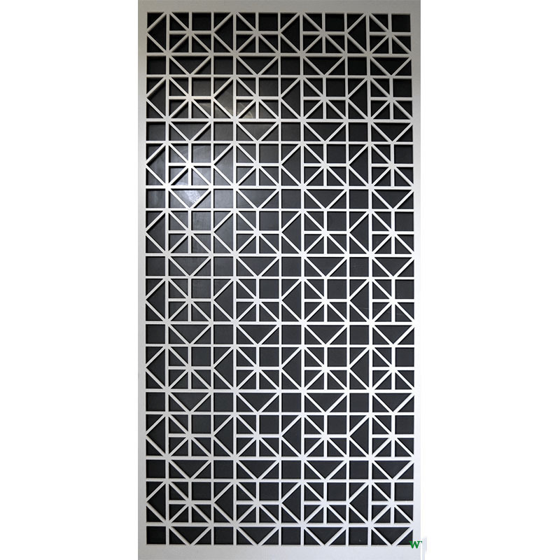 Indoor Room Divider Outdoor CNC WPC Garden Decorative Screen