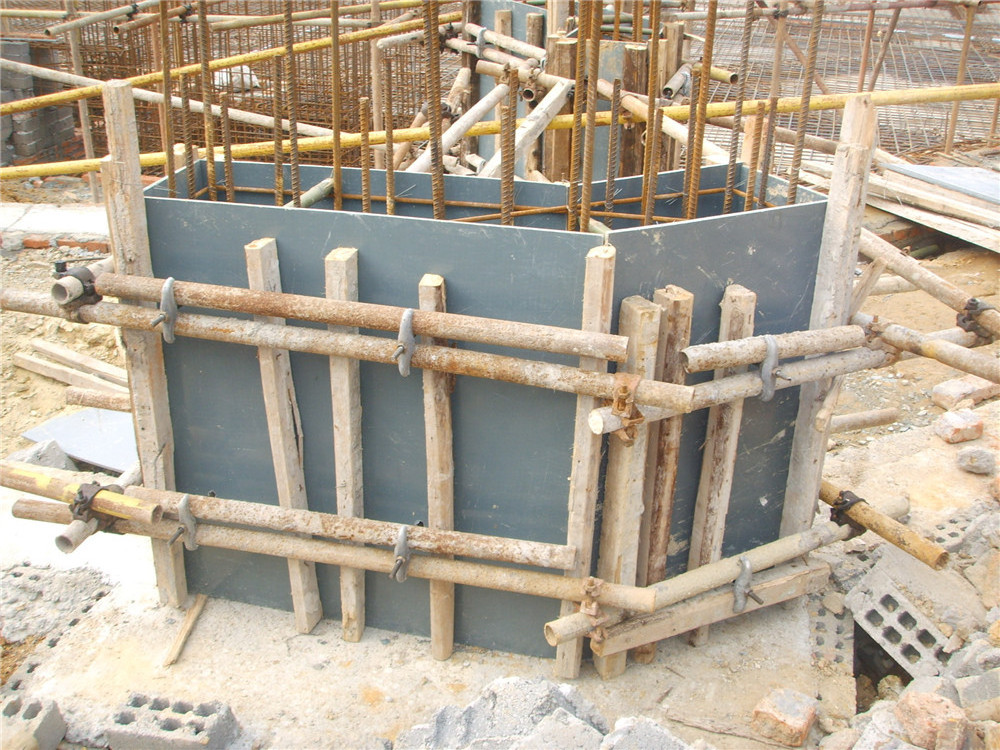 18mm pvc formwork for concrete waterproof fireproof concrete slab formwork can be used 30 to 50 times