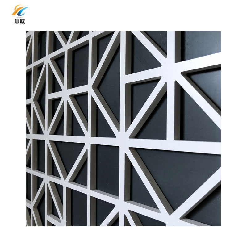 Indoor Room Divider Outdoor CNC WPC Garden Decorative Screen