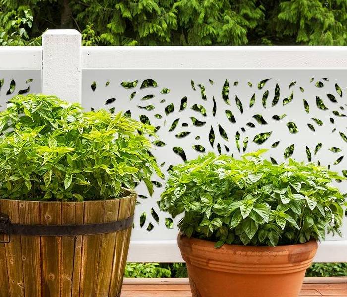 2020 new products Recycled materials Plastic wood composites WPC garden fence for house decoration