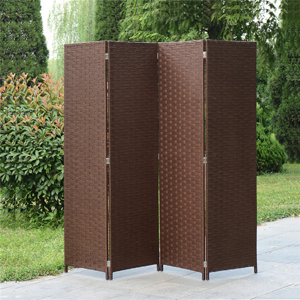 Movable Pink Paper Foldable Water Wall Screen Panels Room Divider