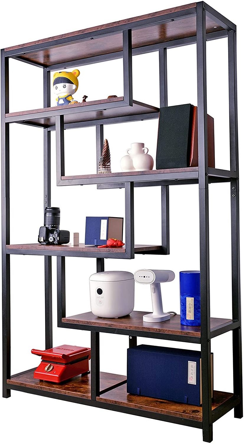 High End Colorful Wooden Industrial Kids Book Shelf Steel Rack Used Library Sale Bookcase Bookshelf