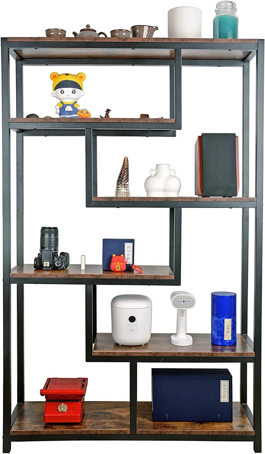 High End Colorful Wooden Industrial Kids Book Shelf Steel Rack Used Library Sale Bookcase Bookshelf