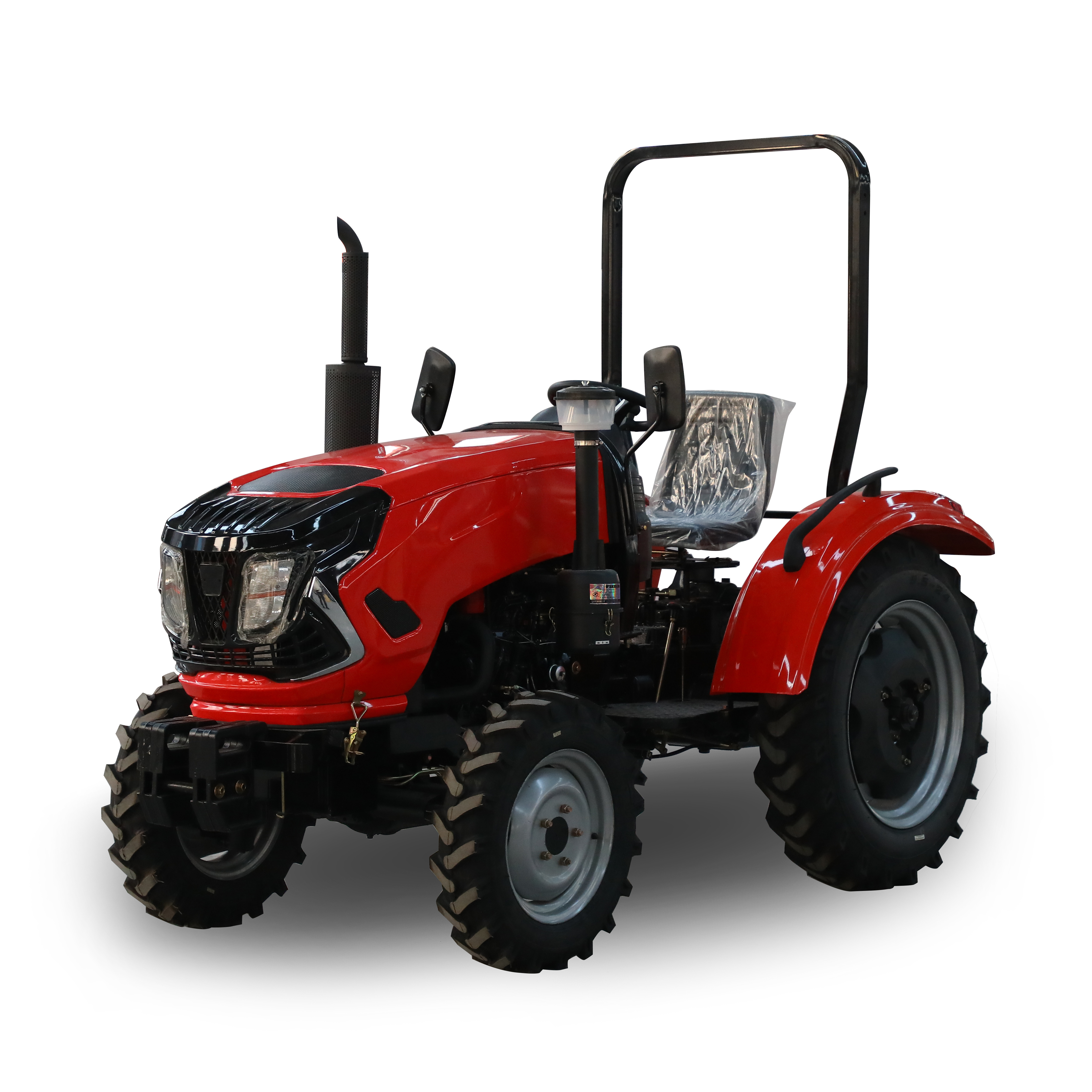 hot sell 4wheel agricultural  farm mini spare part air-conditation cab heated plow plough disc  Deere farrow  tractor