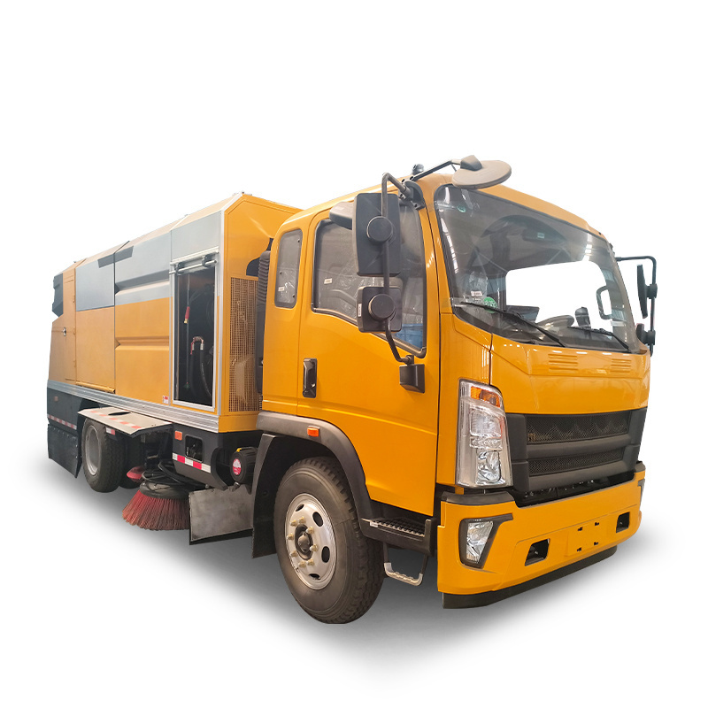 Professional production Washing And Sweep Integrated Vehicle /Vacuum Road Sweeper Truck/Street Cleaning Truck  for sale