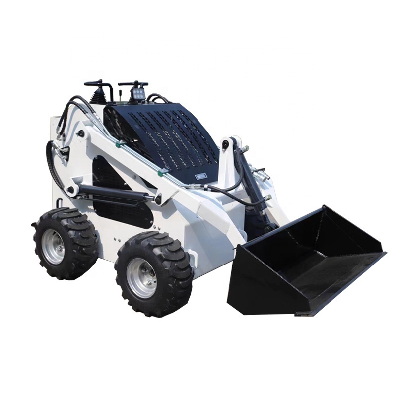 Hot sale skid steer loader machine auger bucket lawn mower snow plow with factory price