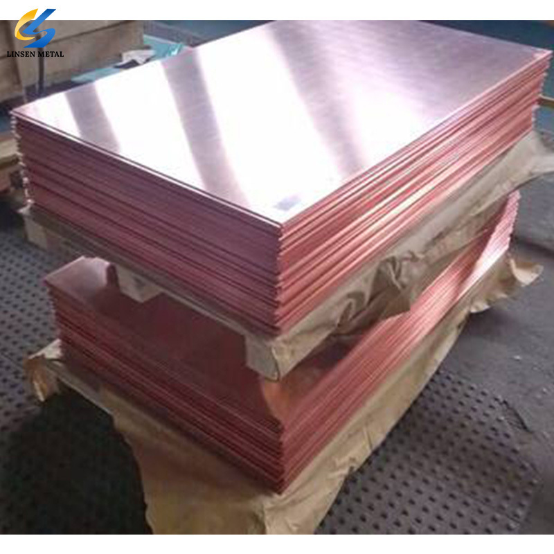 Brass/ Red 99.9% Pure Copper Plate CZ108 / C2720/ C33530/C10100/C12200 4X8ft Copper Sheet Price