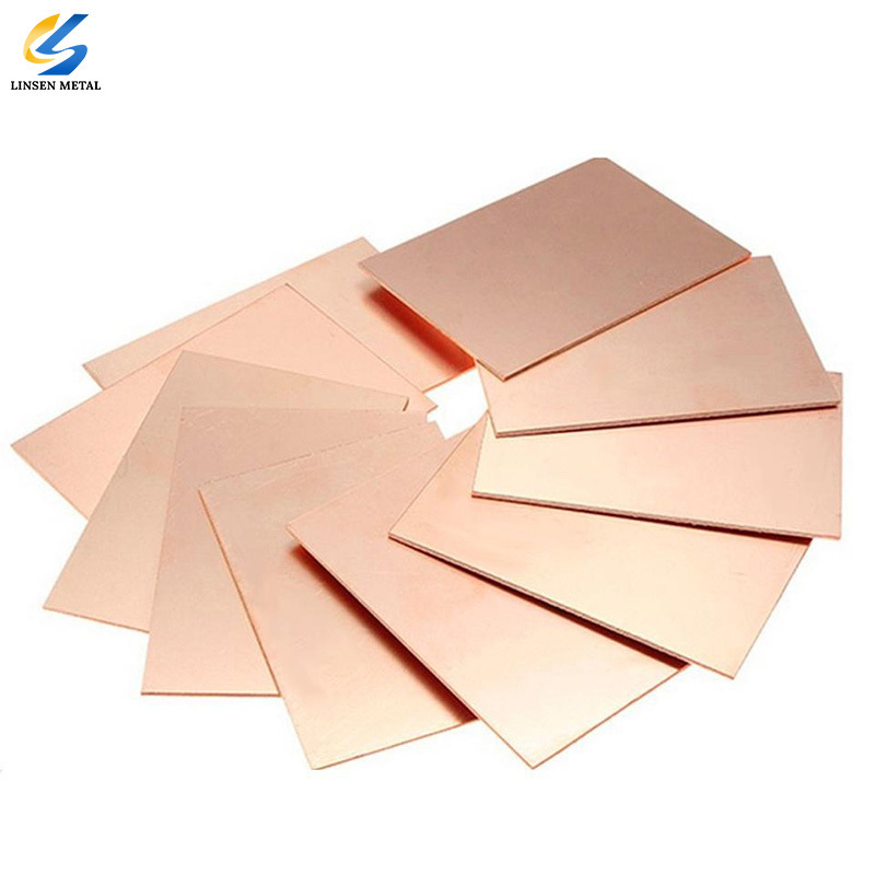 Brass/ Red 99.9% Pure Copper Plate CZ108 / C2720/ C33530/C10100/C12200 4X8ft Copper Sheet Price