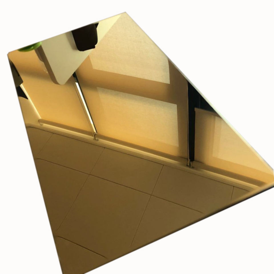 Chinese Steel Sheet SUS AISI 304 316L 430 2B No.1 Gold Mirror Stainless Steel Sheet