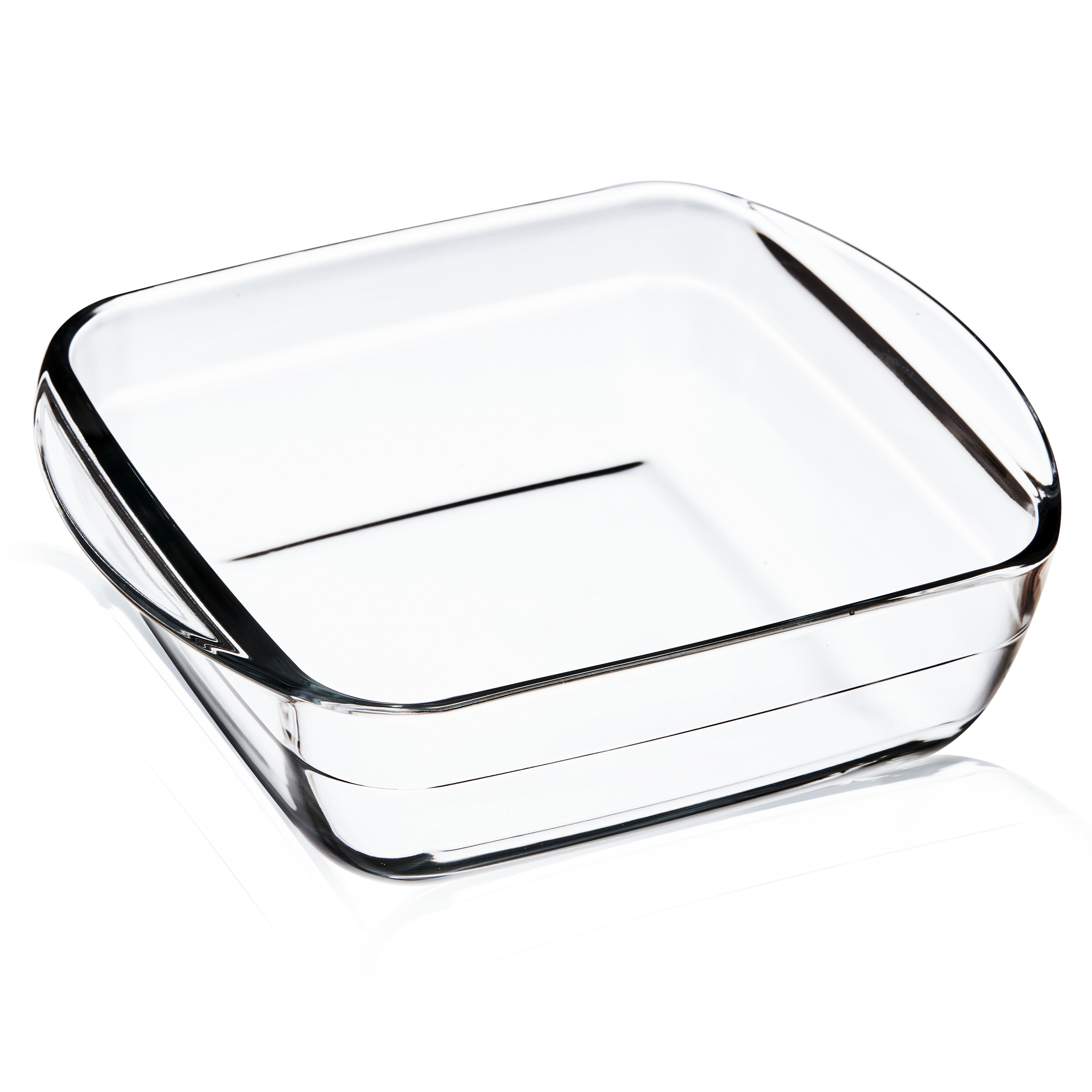 Square High borosilicate heat resistant glass plate 1L glass pan for cooking food